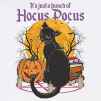 Halloween It's Just A Bunch Of Hocus Pocus Garment-Dyed Sweatshirt