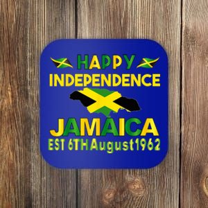 Happy Independence Jamaica Day Jamaican Flag 1962 Coaster