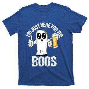 Halloween Im Just Here For The Boos Beer Ing Cool Gift T-Shirt