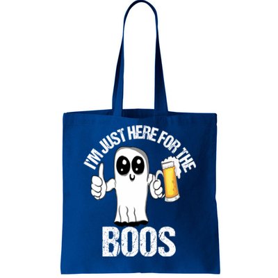 Halloween Im Just Here For The Boos Beer Ing Cool Gift Tote Bag