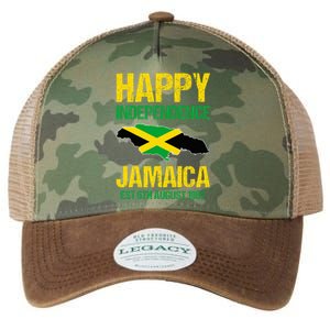 Happy Independence Jamaica Est 6th August 1962 Jamaican Legacy Tie Dye Trucker Hat