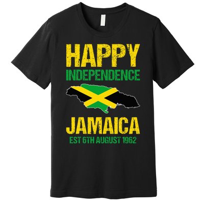 Happy Independence Jamaica Est 6th August 1962 Jamaican Premium T-Shirt