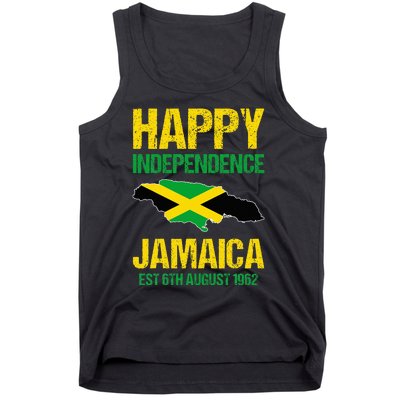 Happy Independence Jamaica Est 6th August 1962 Jamaican Tank Top