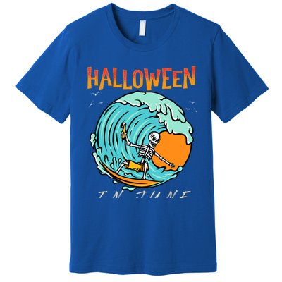 Halloween In June Funny Summer Vacation Beach Family Trip Gift Premium T-Shirt