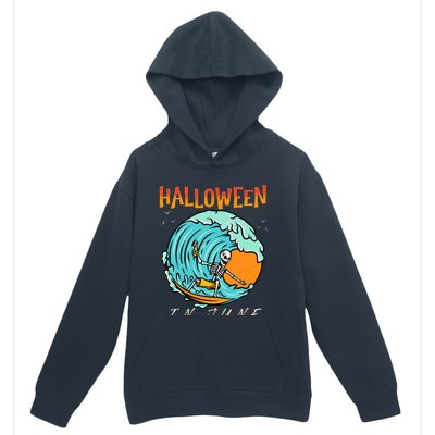 Halloween In June Funny Summer Vacation Beach Family Trip Gift Urban Pullover Hoodie