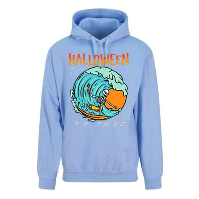 Halloween In June Funny Summer Vacation Beach Family Trip Gift Unisex Surf Hoodie