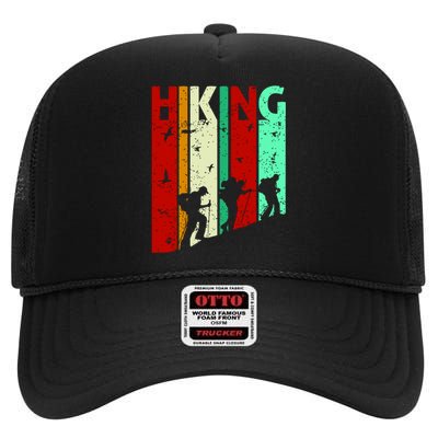 Hiking High Crown Mesh Back Trucker Hat