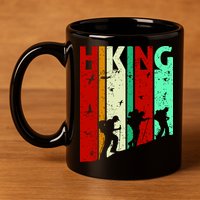 Hiking 11oz C Handle Ceramic Mug