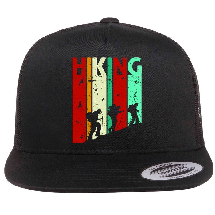 Hiking Flat Bill Trucker Hat