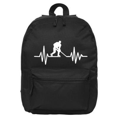 Hockey Is Like Football But Just For Men 16 in Basic Backpack