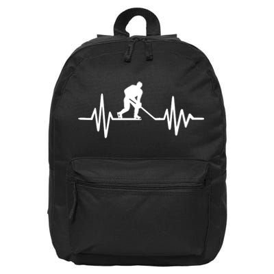 Hockey Is Like Football But Just For Men 16 in Basic Backpack