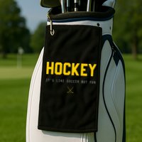 Hockey ItS Like Soccer But Fun Golf Towel