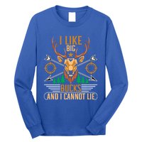 Hunting I Like Big Bucks And I Cannot Lie Hunter Gift Long Sleeve Shirt