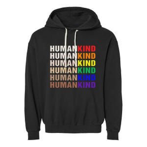 Humankind Inspirational Lgbt Garment-Dyed Fleece Hoodie