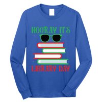 Hooray ItS Library Day Book Lovers Librarian Xmas Christmas Gift Long Sleeve Shirt