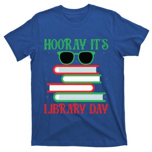 Hooray ItS Library Day Book Lovers Librarian Xmas Christmas Gift T-Shirt