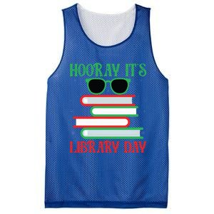 Hooray ItS Library Day Book Lovers Librarian Xmas Christmas Gift Mesh Reversible Basketball Jersey Tank