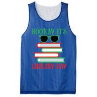 Hooray ItS Library Day Book Lovers Librarian Xmas Christmas Gift Mesh Reversible Basketball Jersey Tank