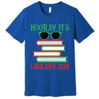 Hooray ItS Library Day Book Lovers Librarian Xmas Christmas Gift Premium T-Shirt