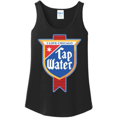 Harebrained I Love Chicago Tap Water Ladies Essential Tank