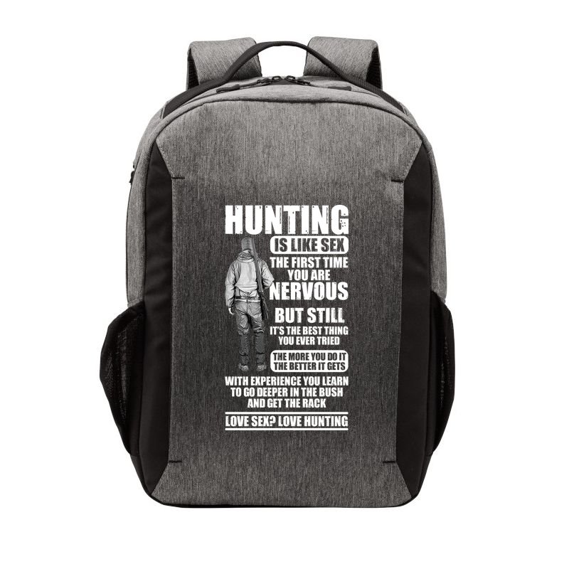 Hunting Is Like Sex Vector Backpack