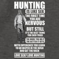 Hunting Is Like Sex Vector Backpack