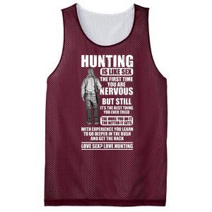 Hunting Is Like Sex Mesh Reversible Basketball Jersey Tank