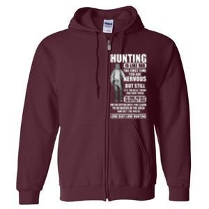 Hunting Is Like Sex Full Zip Hoodie