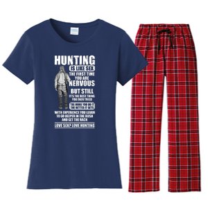 Hunting Is Like Sex Women's Flannel Pajama Set