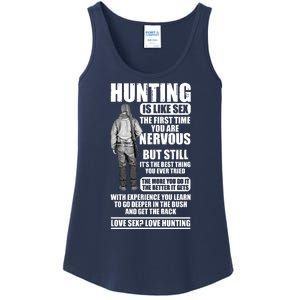 Hunting Is Like Sex Ladies Essential Tank