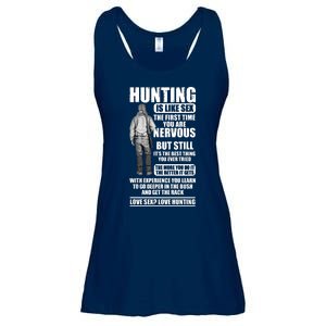 Hunting Is Like Sex Ladies Essential Flowy Tank