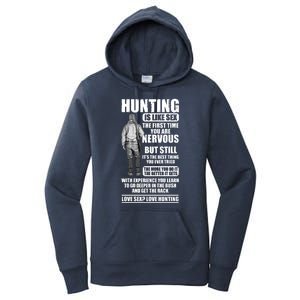 Hunting Is Like Sex Women's Pullover Hoodie