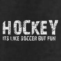 Hockey It's Like Soccer But Fun Cool Comfort Performance Bucket Hat