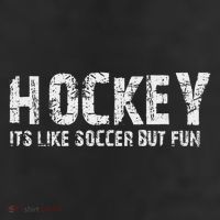 Hockey It's Like Soccer But Fun 11oz C Handle Ceramic Mug