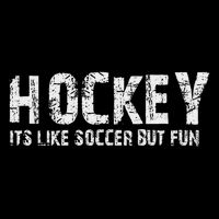 Hockey It's Like Soccer But Fun Mesh Reversible Basketball Jersey Tank