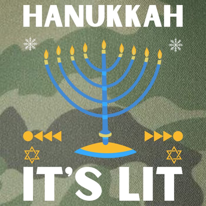 Hanukkah It's Lit Cool Design Legacy Tie Dye Trucker Hat
