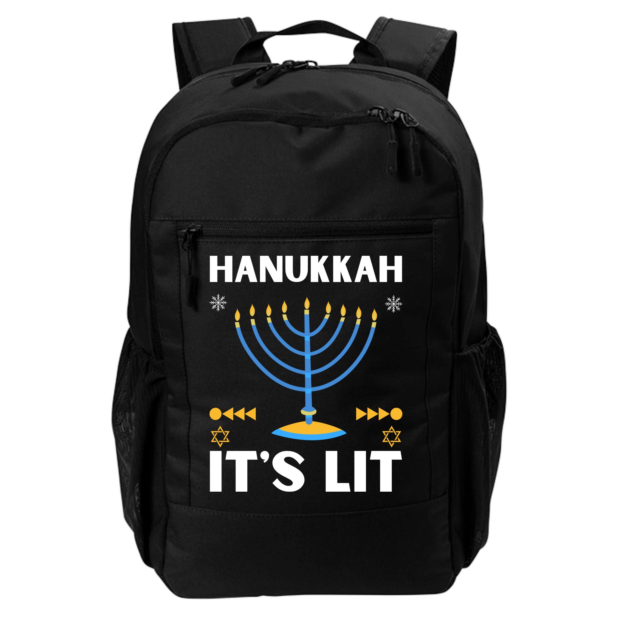 Hanukkah It's Lit Cool Design Backpack