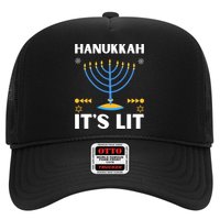 Hanukkah It's Lit Cool Design Trucker Hat