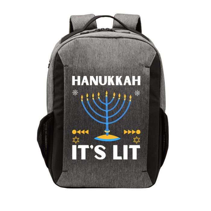 Hanukkah It's Lit Cool Design Vector Backpack