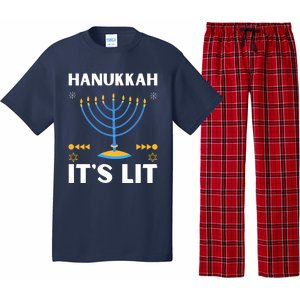 Hanukkah It's Lit Cool Design Pajama Set