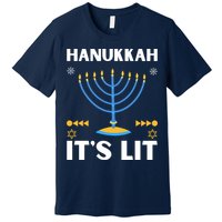 Hanukkah It's Lit Cool Design Premium T-Shirt