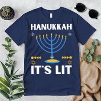 Hanukkah It's Lit Cool Design Premium T-Shirt