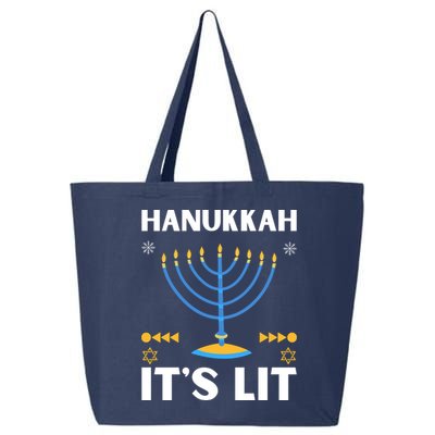 Hanukkah It's Lit Cool Design 25L Jumbo Tote