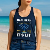Hanukkah It's Lit Cool Design Womens Tank Top
