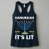 Hanukkah It's Lit Cool Design Womens Tank Top