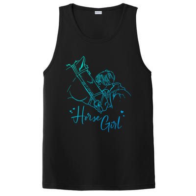 Horse I Love My Horses Riding Gift PosiCharge Competitor Tank