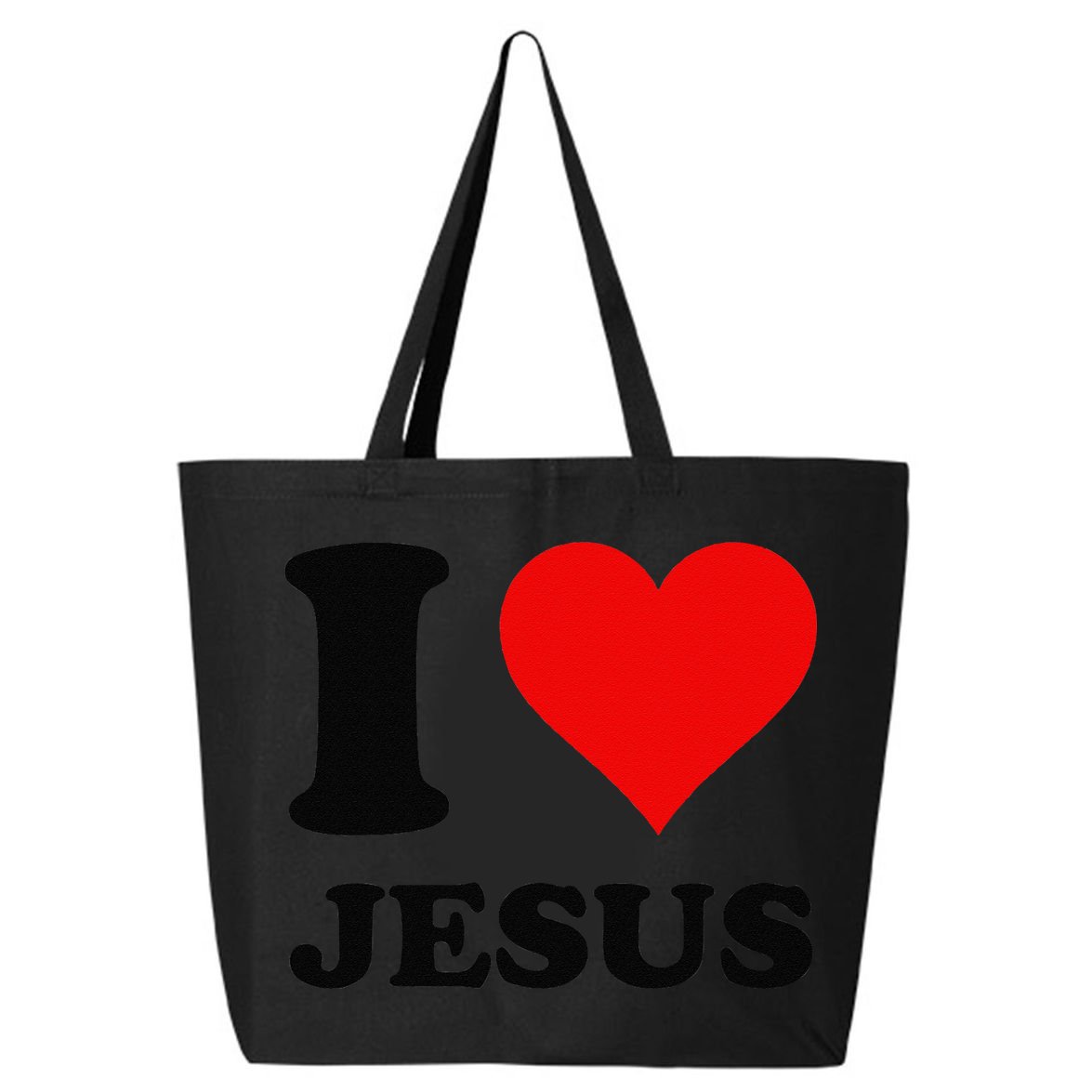 Heart I Love Jesus 25L Jumbo Tote