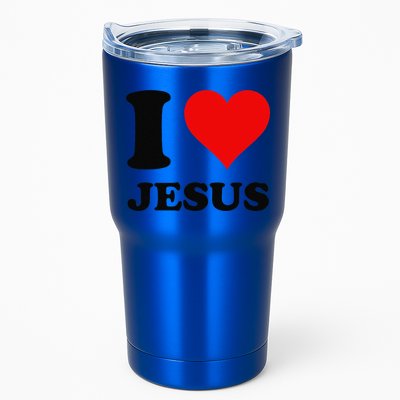 Heart I Love Jesus Tumbler