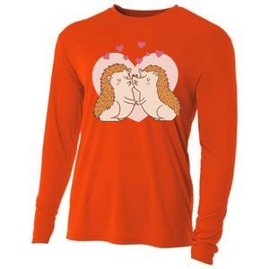 Hedgehogs In Love Cooling Performance Long Sleeve Crew