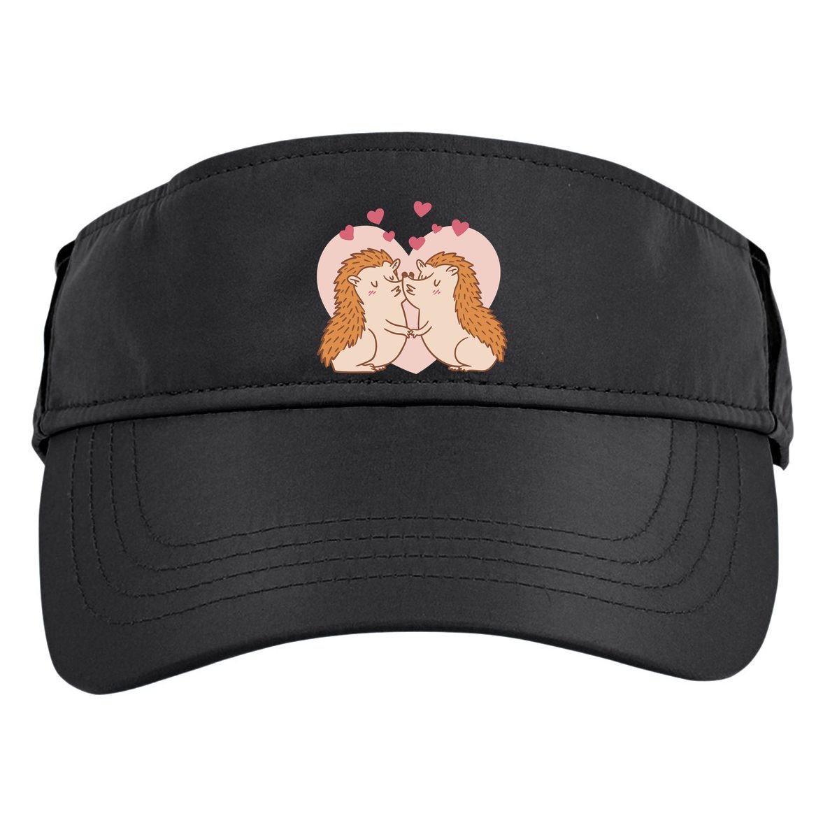 Hedgehogs In Love Adult Drive Performance Visor